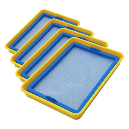 Worown Plastic Paper Making Frame Kit, Papermaking Mould, 5 x 7 Inch Screen for DIY Paper Making (Pack of 4) - size: 5-x-7-Inch (Pack of 4)