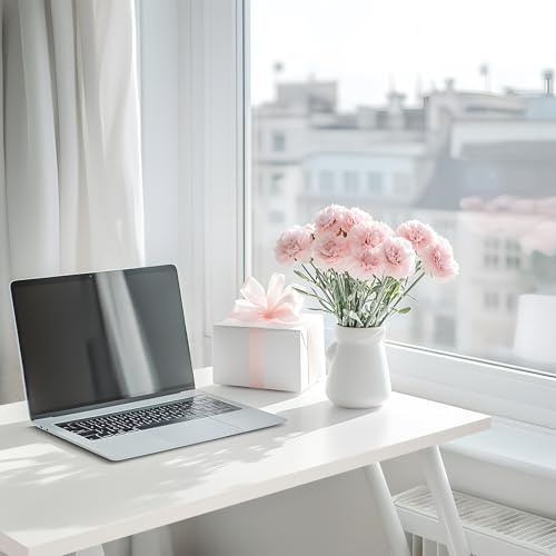 Kaboon 55x20 inch White Table Top, One-Piece Desktop, Reversible Laminate Countertop, Double Desks, L-Desk DIY - color: White, size: 55x20