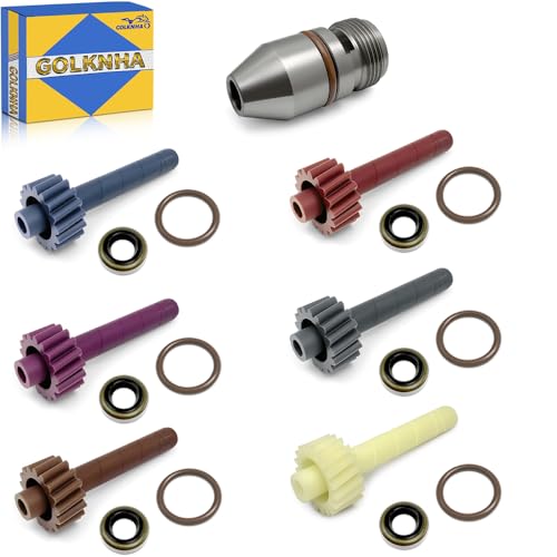 19 PCS Speedometer Driven Gear Kit (17, 18, 19, 20, 21, 22 Teeth) and Bullet Kit for GM Muncie & Saginaw 3/4-Speed, T5, T10, Super T10, Powerglide, TH200, TH350 Transmissions