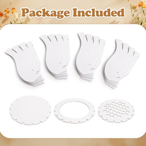 Wooden Vase Kit for Lego Flowers Arrangement - color: White