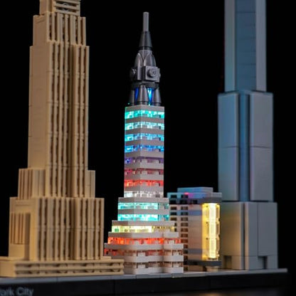 LED Lighting Compatible with LEGO Architecture New York City Skyline 21028，Light Kit Compatible with LEGO 21028, NOT Included The Model Set - JUST Lights