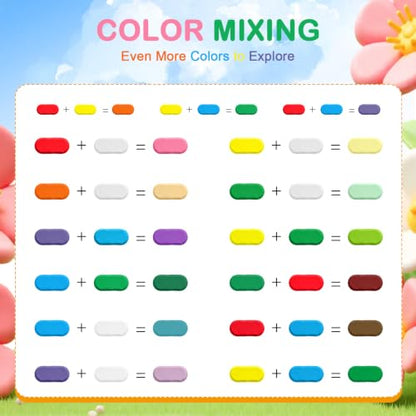Air Dry Clay for Kids 36 Colors Birthday Gifts Toys for Boys Girls 3-8