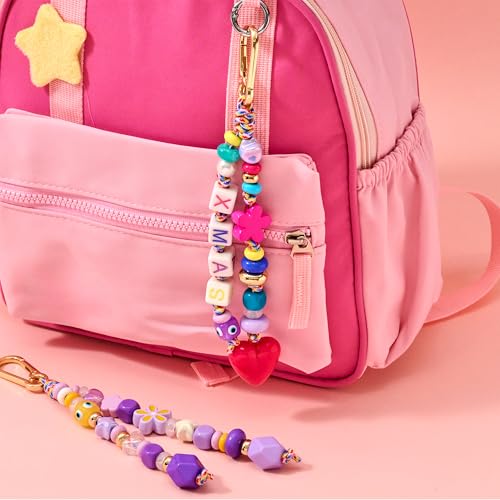 RepaTime DIY Beaded Bag Charm Kit for Women with Keychain Crafts - color: Bead Kit-C