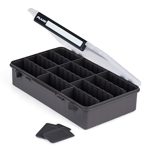 Plano StowAway 3700 Deep Stow Tackle Box, with Corrosion-Preventive Rustricor, Single Latch Design, Transparent DuraView Lid, Stackable Storage for Fishing Bait, Lures and Gear (Pack of 3) - size: 3700 Deep (Pack of 3), style: New Model