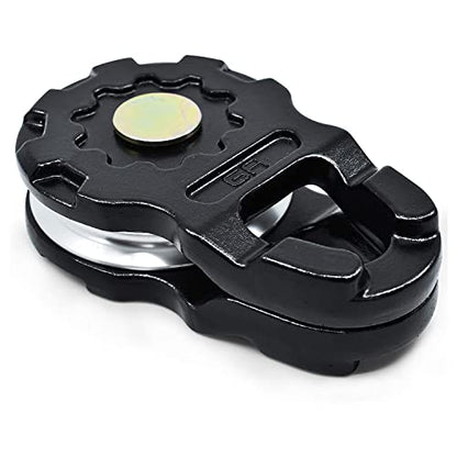GearAmerica Ultra Snatch Block Pulley 20T - Aluminum, Black - Off-Road - color: Ultra Black