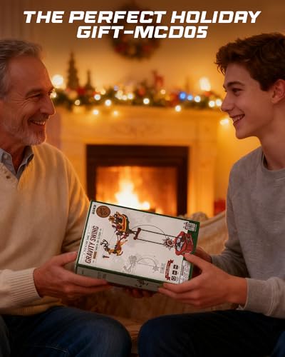 ROKR 3D Wooden Puzzle Santa on Sleigh Gravity Swing Series Wooden Model Kits DIY Dynamic Balance Christmas Decor,Mechanical Model Building Kit, for Teens and Adults - style: Santa on Sleigh