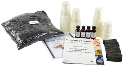 ALDON Innovating Science Acid Rain and The Environment: Acidity and Plant Growth Hands-On Kit - Materials for 15 Groups of Students