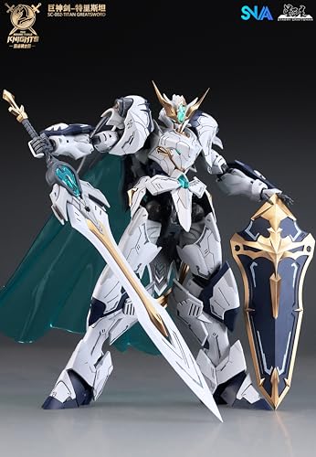 Funtasy Planet SNAA 1/144 Mecha Model Kit - Tristan Knights of the Round Table - Articulated Action Figure Building Kit, Golden Celtic War Patterns & Hidden Covenant Sword, Gift for Adults & Teens - color: Tristan