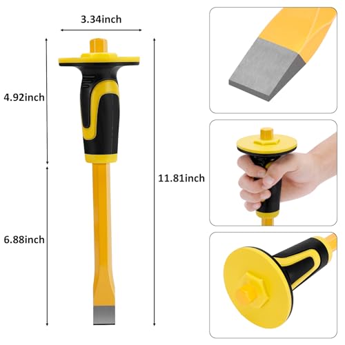 25 PCS Geology Rock Pick Equipment Kit 28 oz. Masonry Hammers