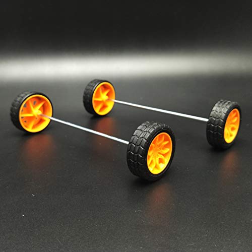 EUDAX 82 pcs Plastic Gear Package Kit - DIY Gear Assortment Accessories Set for Toy Motor Car Robot Various Axle Belt Bushings (Pack of 3) - size: Small (Pack of 3)