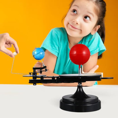 ULTECHNOVO Solar System Model Kit - Earth Moon Revolves Around The Sun- Scientific Experiment Kit Teaching Model for Teens Students