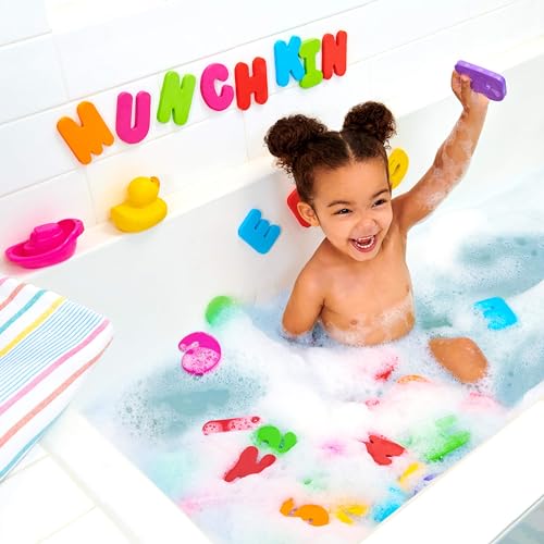 Munchkin® Learn™ Bath Letters and Numbers 36pc Toddler Bath Toy - color: Mulit-color, size: 36 Count (Pack of 1)