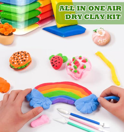 Air Dry Clay 80 Packs Foam Clay Air Dry Foam Clay for Kids, Moldable Super Light Weight Clay Perfect for Arts, Crafts, Classroom Teaching - color: 10 colors