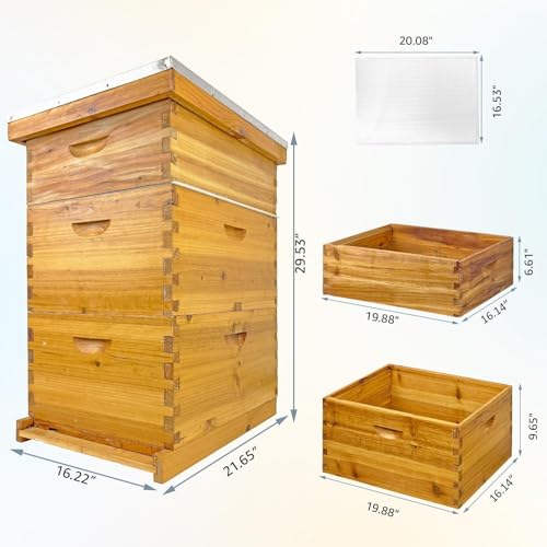 Beehive Boxes 3 Layer Langstroth Bee Hive Kit