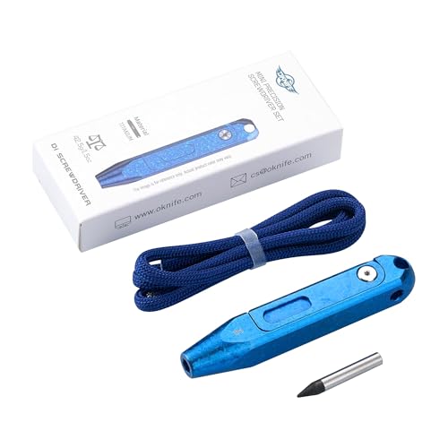 OKNIFE Otacle D1 D1 Titanium Alloy 9-in-1Small EDC Pocket Screwdriver - color: Snowflake Blue