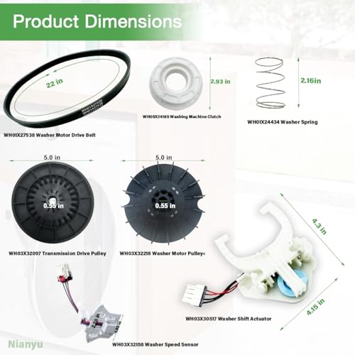 Upgraded WH03X30517 WH03X32218 WH03X32097 Shift Actuator Kit - style: Full Set (7 pcs - WH03X32218)