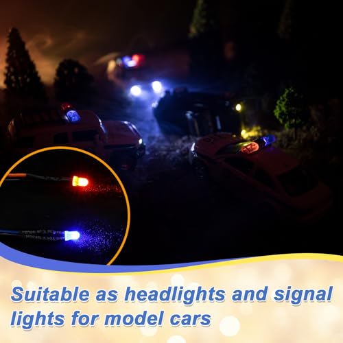 126 Pcs Pre Wired 12V LED Light Kit Battery Holders Craft, 3 mm - size: 3 mm