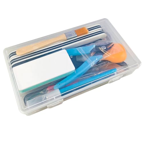 28Pcs Modeler Basic Tools Craft Set Compatible with Gundam Model Tools Kit with Plastic Box Hobby Model Assemble Building Repairing and Fixing DIY Craft Kit