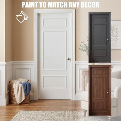 Colingmill 1 Set Peel and Stick Door Moulding Trim Kit, Grand - size: Grand