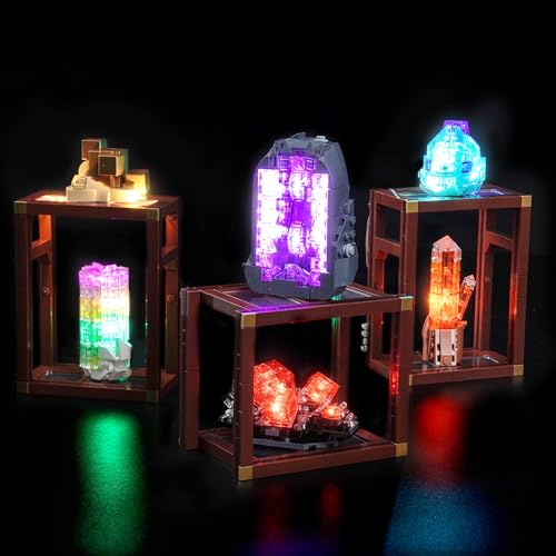 BrickBling LED Lights Compatible with Lego Mineral Collection