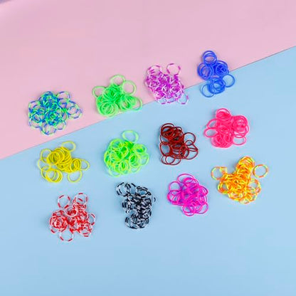 JIYAKO 2500+ Rubber Band Bracelet Kit, Loom Bracelet Making Kit for Kids - color: 2500+Rubber Band Bracelet Kit