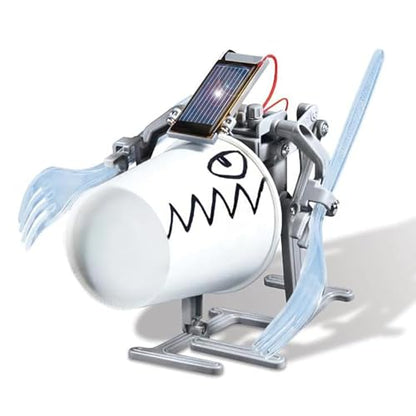 4M Green Science Solar Robot Kit, DIY Walking Robot STEM Toy for Kids 5+