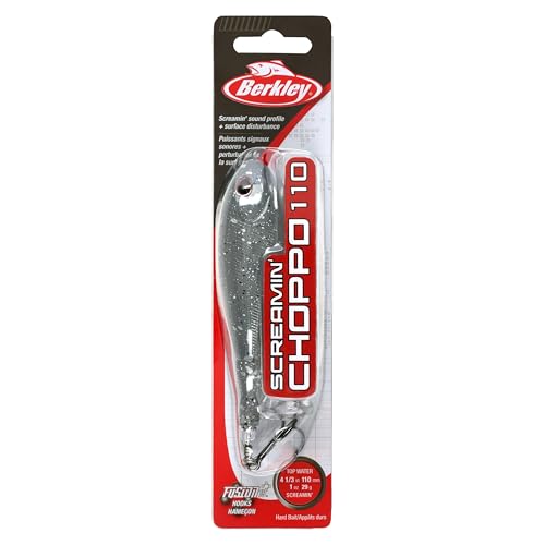 Berkley Screamin' Choppo - color: Peppered Smog, size: 4.3 in - 1 oz