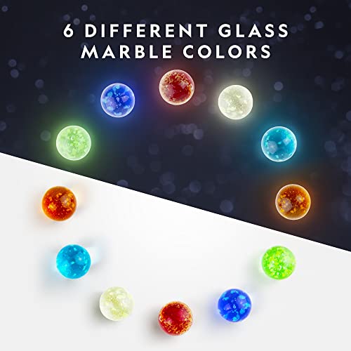 National Geographic Glow in the Dark Marble Run Refill with 25 Marbles - style: Glowing Marbles