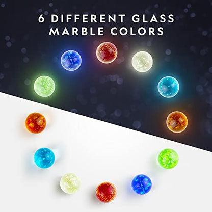 National Geographic Glow in the Dark Marble Run Refill with 25 Marbles - style: Glowing Marbles