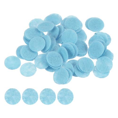 HARFINGTON 200pcs Round Felt Circles, 10mm 3/8" Pre Cut Felt Craft Pads Non-Woven Mini Felt Fabric Circles for DIY Sewing Handcraft Cut Projects Craft Finishing, Blue - color: Blue, size: 10mm