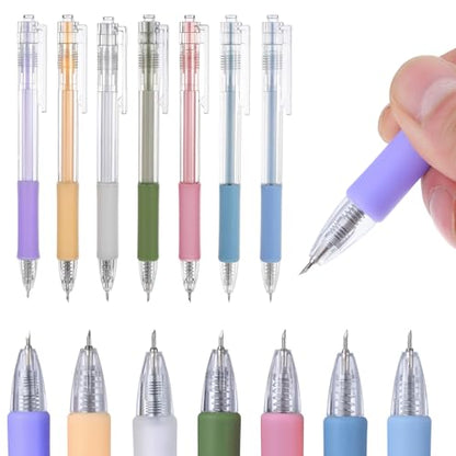 7 Pcs Knife Pen Craft Cutting Tools Utility Knife Paper Cutter Retractable Pen Carving Tools for DIY Kit Precision Craft Cutting Pens Cartoon Cutter Pattern Tool Carving Knives for Scrapbooking