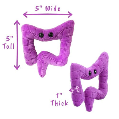 GIANT MICROBES Colon Plush, Gastroenterology Gifts, Organ Plushies