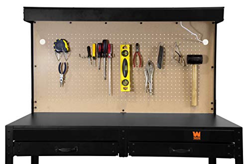 WEN WB4723 48-Inch Workbench with Power Outlets and Light - size: WB4723