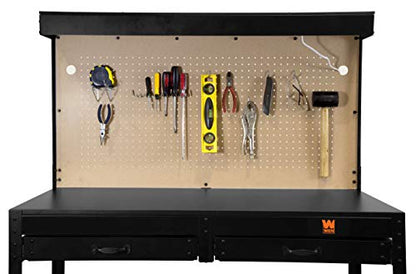 WEN WB4723 48-Inch Workbench with Power Outlets and Light - size: WB4723