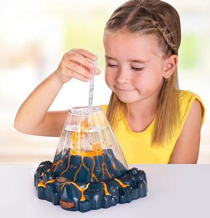 Animagic Aqua Dragons Volcano | Build an Aquatic Ecosystem, Watch Prehistoric Pets Hatch & Grow | Science Kit with LED Light-Up Tank | Includes Exclusive RED Aqua Dragons | Ages 6+