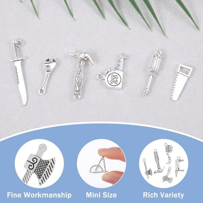 33Pc Miniature Doll House Tools 1/12 Scale Dollhouse Accessories