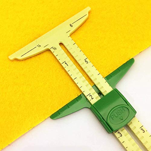 YEQIN 5-in-1 Sliding Gauge Measuring Sewing Tool - size: Size 1(style1)