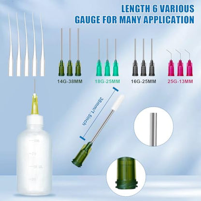 100ml Glue Precision Tip Applicator Bottle,Needle Tip Squeeze Bottle - size: 100ml