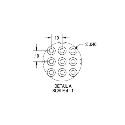 Double Sided LF HASL Perf Board, PCB Board, Electronic Circuit Board for DIY Prototype Circuit, FR4, Plated Through Hole Solder Prototype Board, ST-PERF-1-8 (1" x 8") - style: 1" x 8"