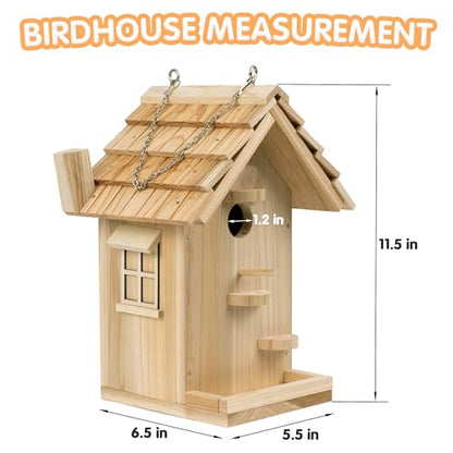 DIY Birdhouse Kit, Wooden Bird House for Adults to Build, DIY Bird House for Outside, Outdoor Woodworking Adult Crafts