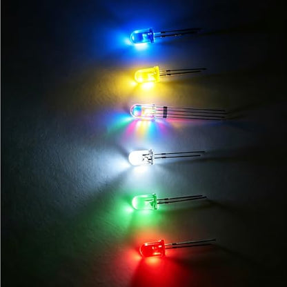 329Pcs Electronics Component Fun Kit - Jumper Wire - Precision Potentiometer - LED - Pin Headers - Alligator Clips -Tweezers 830 tie-Points Breadboard Compatible with STM32 Raspberry Pi Arduino