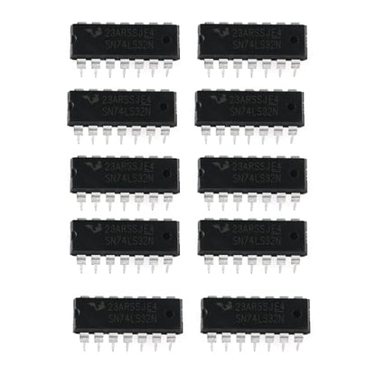 50Pcs 5 Values 74LSxx Series Logic IC Assortment Kit - IC Socket - 74LS00 74LS02 74LS04 74LS08 74LS32 IC Chip - color: 74LS-Series-Logic-IC-Kit-50pcs