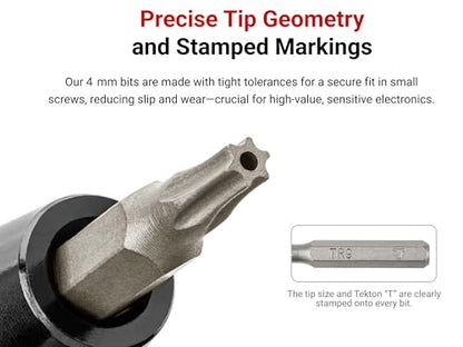 TEKTON 4 mm Precision Bit Driver and Bit Set, 97-Piece | DBA93100 - style: 97-pc. Bit Set