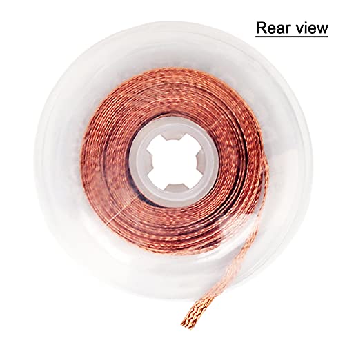 Solder Wicks braid，Solder Sucker，10ft Length 3 Pieces No-Clean Desoldering Braided Wicks. Solder Removal Tool，Desoldering Wick Used to Remove the Solder and Disassemble Electrical Components - style: 3pcs