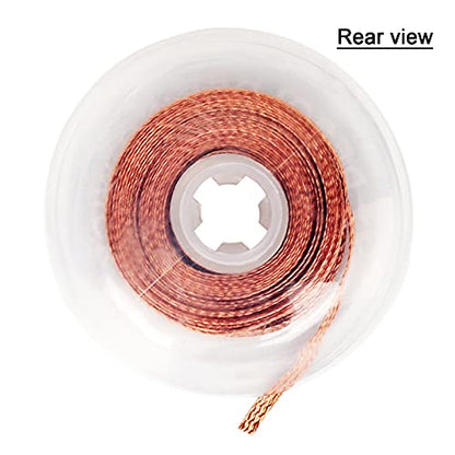 Solder Wicks braid，Solder Sucker，10ft Length 5 Pieces No-Clean Desoldering Braided Wicks. Solder Removal Tool，Desoldering Wick Used to Remove the Solder and Disassemble Electrical Components - style: 5pcs