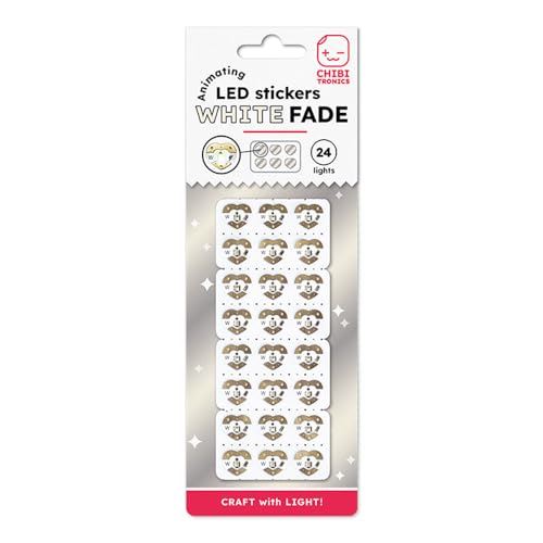 Chibitronics Animating White Fade LED 24 Pack - color: White Fade, size: Pack of 24