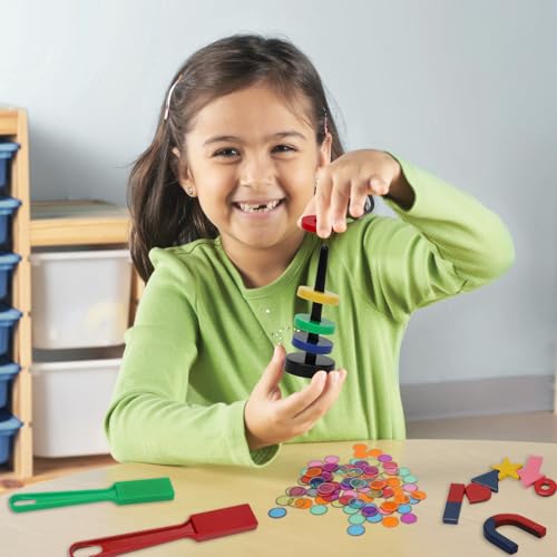 SAYAYA 228 PCS Magnetic Science Kit for Kids - Magnetic Balls, Bingo Wands with Chips, STEM Learning Set Magnet Toys for Classroom, Back to School Supplies, Educational Activities Gift for Boys Girls - size: 228 PCS