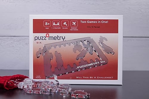 Puzzles (Puzzometry Six) - Puzzometry: The Hardest Puzzle You'll Never Solve. Brainteaser, Logic Puzzle, Brain Teaser. Try All Seven Varieties of Puzzometry! - style: Puzzometry Six