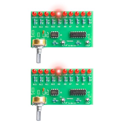 2pcs EIELE Adjustable Speed Running Lights Soldering Electronic Kits for Teenagers to Practice DIY Soldering Projects led Soldering kit Electronics Component Fun kit - size: 2pcs