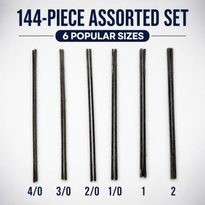 German Style Adjustable Jewelers Saw Frame with 144 Assorted Blades